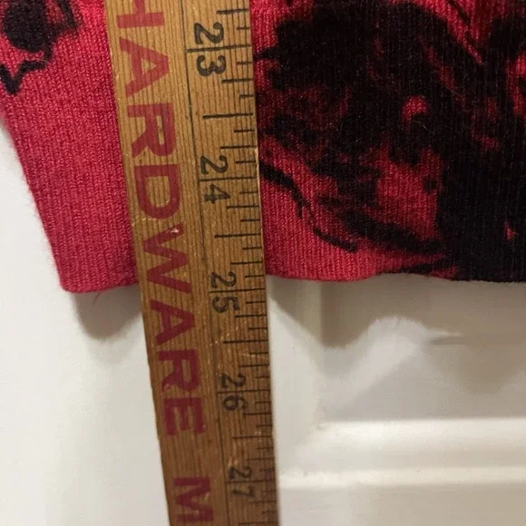 Faded Glory Red Sweater Med Valentine Weeked Office Light Weight Sweater - Picture 7 of 7